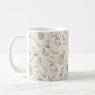Japanese Omamori Lucky Charms Pastel Pattern Wrapp Coffee Mug