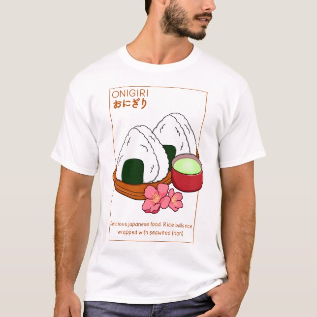 Japanese Onigiri  T-Shirt (Front)