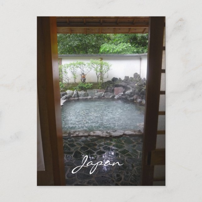 japanese onsen postcard (Front)