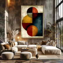 Japanese Orbital Geometric Abstract Quiet Luxury