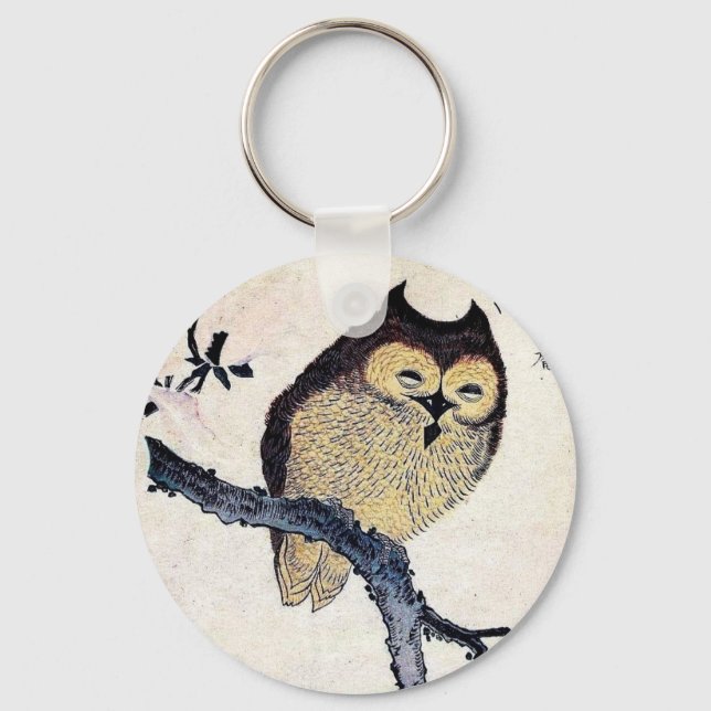 Japanese Owl Keychain (Front)