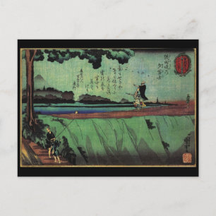 Japanese Painting c. 1800's Postcard