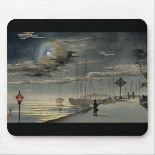Japanese Painting circa 1915 Mouse Pad