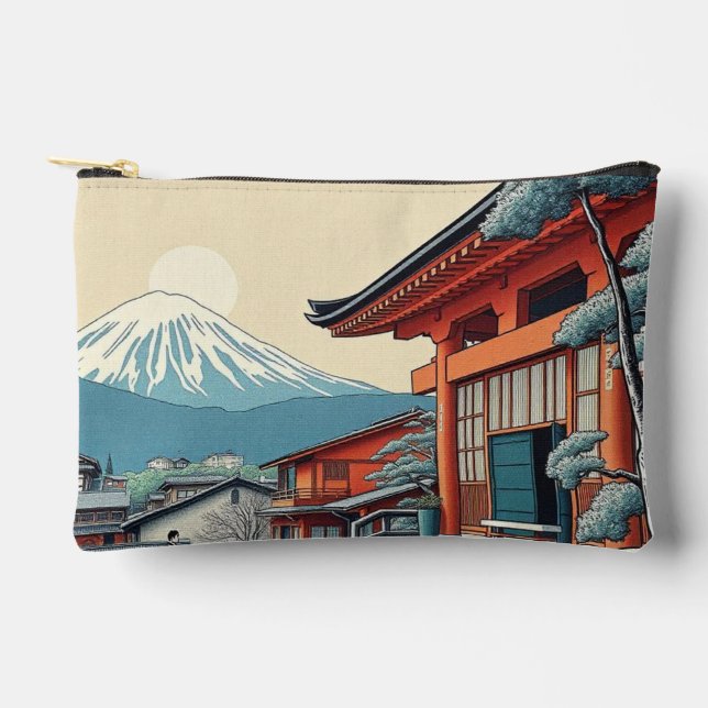 Japanese Painting Pouch Bag (Front)