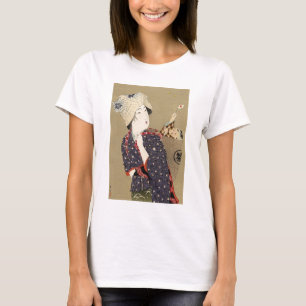 Japanese Painting. Woman with baby c. 1909 T-Shirt