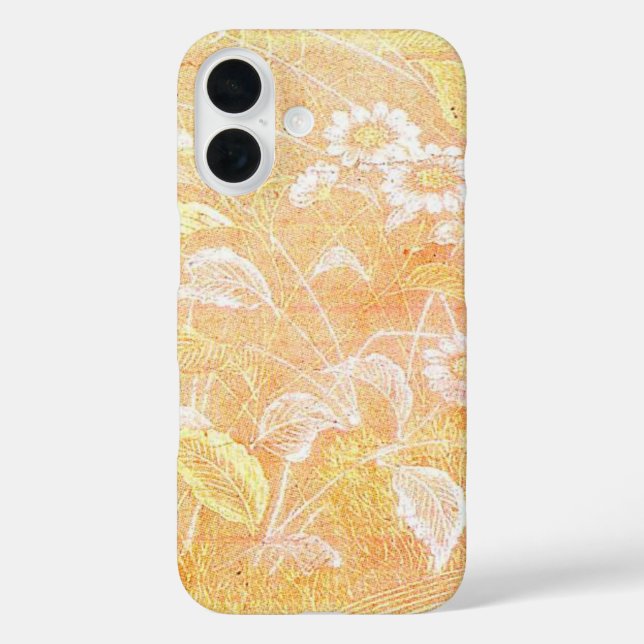 Japanese Pattern iPhone 16 Case - Floral Art (Back)