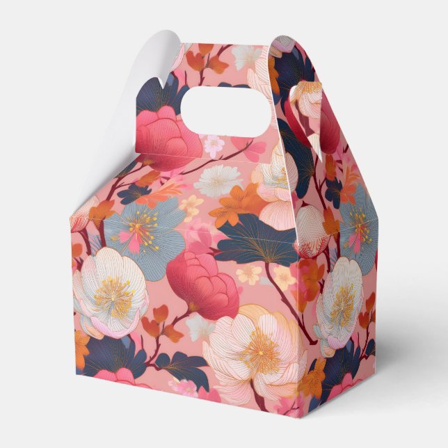 japanese pattern party favour box (Front Side)