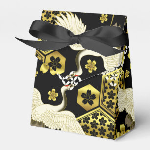 japanese pattern party favour box Cranes