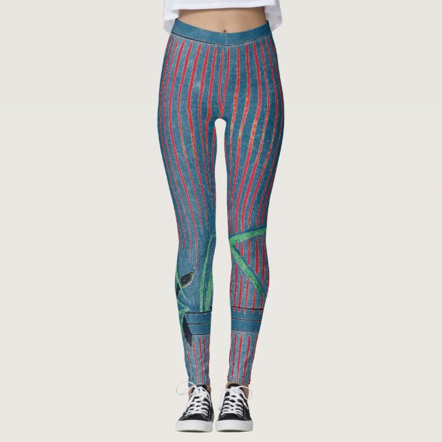 JAPANESE PATTERN PRINTED Leggings (Front)