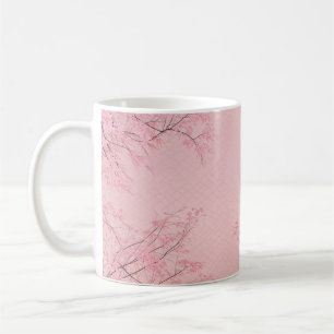 Japanese Pink Bamboo Forest Mugs