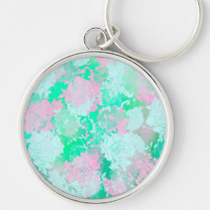 Japanese pink,flowers patterns key ring