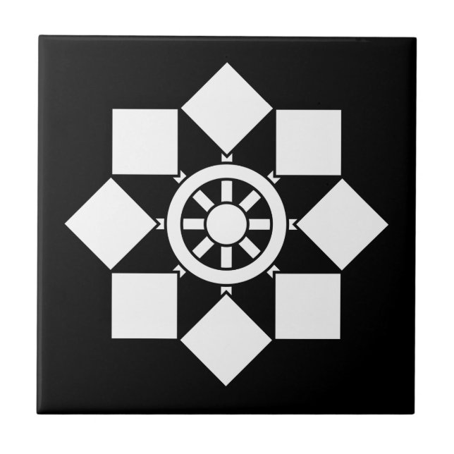 Japanese pinwheel tile (Front)