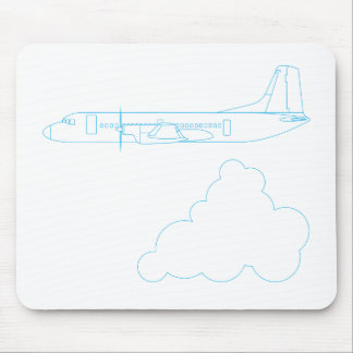 Japanese plane 'YS-11' Mouse Pad