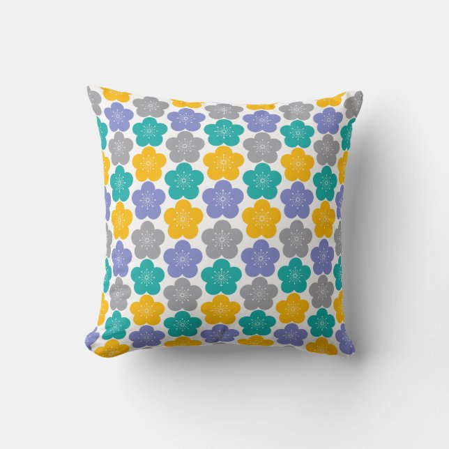 Japanese PlumBlossom　pop Cushion (Front)