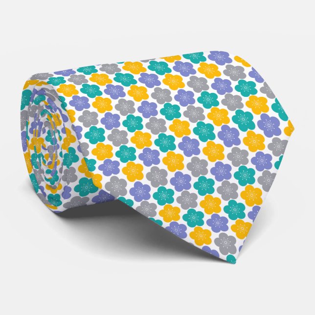 Japanese PlumBlossom　pop Tie (Rolled)