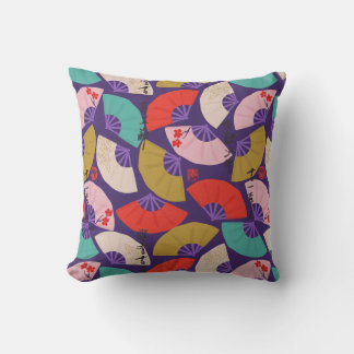 Japanese pop art fans cushion