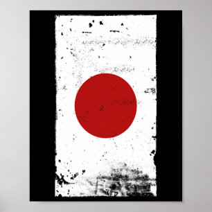 Japanese Pride Travel Vacation Japan Flag  Poster