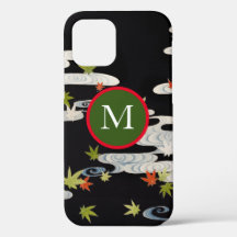 JAPANESE PRINT CUSTOM INITIAL IPHONE 12 CASE 