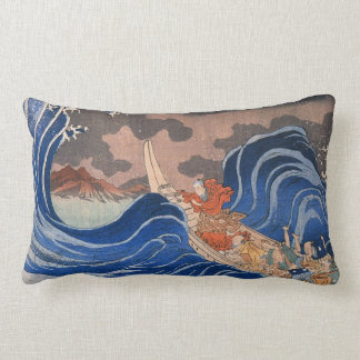 JAPANESE PRINT LUMBAR Throw Pillow