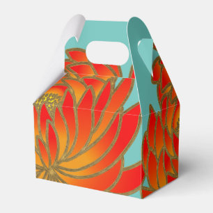 Japanese print theme favour box