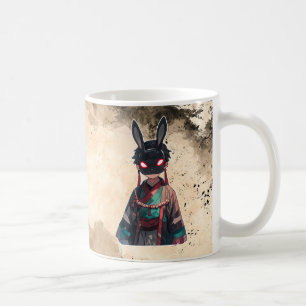 Japanese Rabbit Mask Kimono Mug