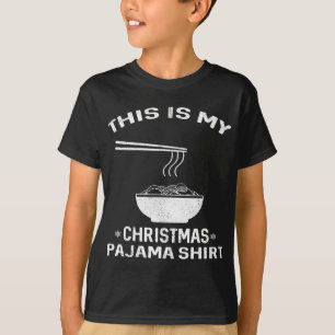 Japanese Ramen Christmas Pajama- Noodles xmas T-Shirt
