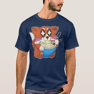 Japanese Ramen Fox Anime Manga Graphic Japan Anima T-Shirt