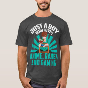Japanese Ramen Gaming Otaku Kawaii Gamer Boys Kawa T-Shirt
