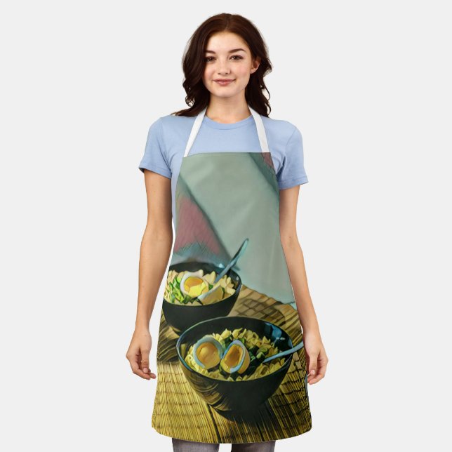 Japanese Ramen Gift Apron (Worn)