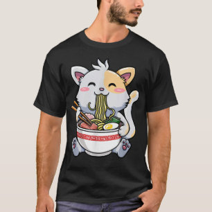 Japanese Ramen Kawaii Anime Cat Lover Dad Mom, Boy T-Shirt