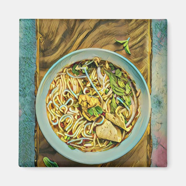 Japanese Ramen Lovers Magnet (Front)