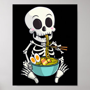 Japanese Ramen Noodles Anime Halloween Costume  Poster