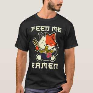Japanese   Ramen Noodles Cat T-Shirt