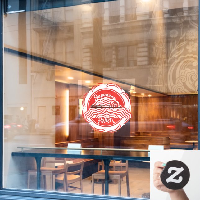 Japanese Ramen Noodles Restaurant Front 1 (Cafe Window)