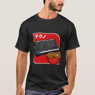 Japanese Ramen Vintage Synth Synthesizer Japan Lov T-Shirt