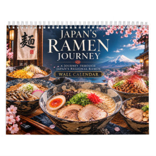 Japanese Ramen Wall Calendar