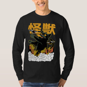Japanese Retro Catzilla Kaiju Monster T-Shirt