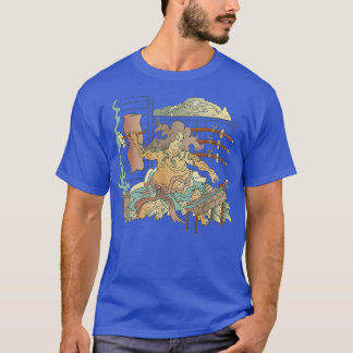 Japanese Retro Samurai Warrior Blacksmith  T-Shirt