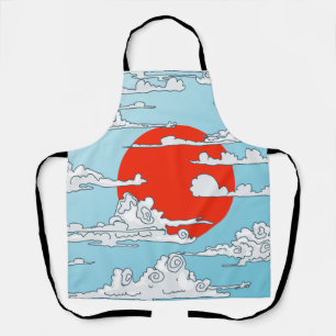 Japanese rising sun apron