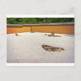 Japanese Rock Garden Postcard