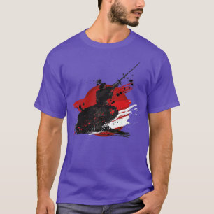 Japanese Ronin Samurai Bushido Warrior Clipart  (2 T-Shirt