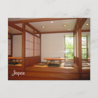 japanese rooms postcard