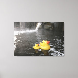 Japanese Rubber Duckies Canvas Print