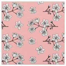 Japanese Sakura Blossom Flowers Pattern