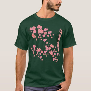 Japanese Sakura Cherry Blossom Anime Style Art T-Shirt