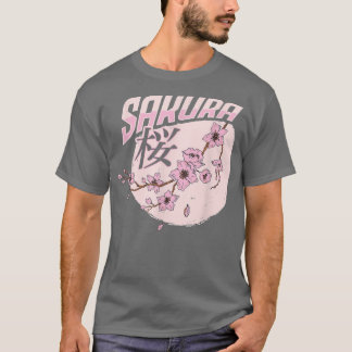 Japanese Sakura Cherry Blossom Art for Japanese Cu T-Shirt
