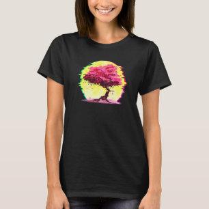 Japanese Sakura Cherry Blossom Vaporwave Japan Aes T-Shirt