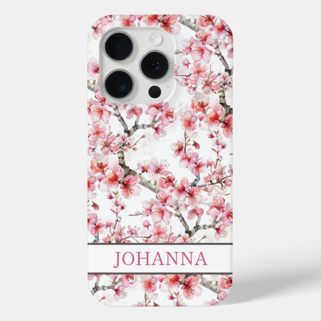 Japanese Sakura Cherry Blossoms  Case-Mate iPhone Case (Back)