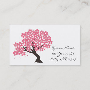 Japanese Sakura Cherry Blossoms Thunder_Cove Business Card