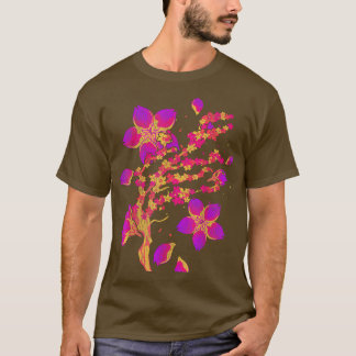 Japanese Sakura Flower Retro 90s Vaporwave Cherry  T-Shirt